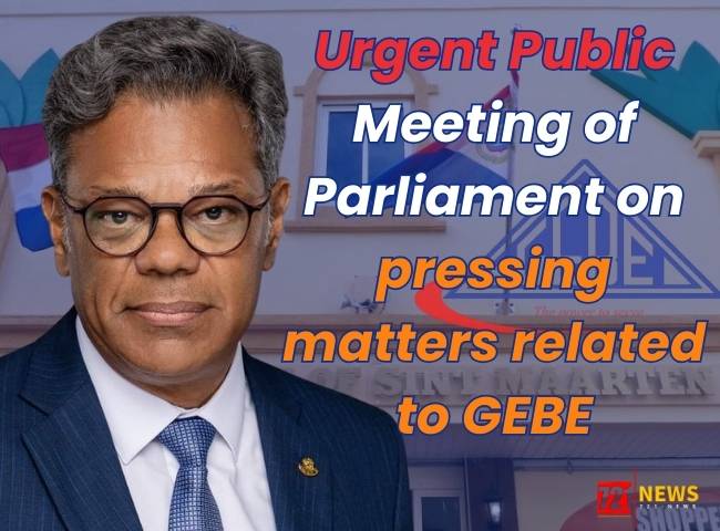 Urgent Public Meeting of Parliament on pressing matters related to GEBE