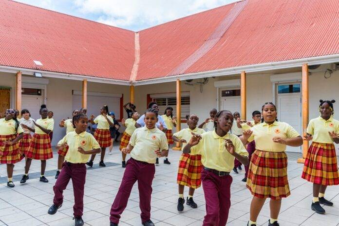 Photo 1 - Oranje School students during the Dance Movement Session by Tiffany Castillo