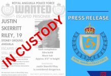 UPDATE: Anguilla escapee apprehended in French Saint Martin
