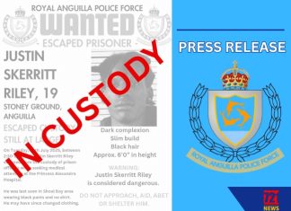 UPDATE: Anguilla escapee apprehended in French Saint Martin