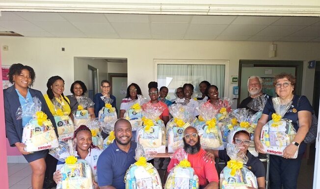 Rotary Sunset Continues Signature Project with Donation of 50 Maternity Gift Baskets