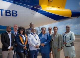 interCaribbean Airways dedicates aircraft “Spirit of Barbados”