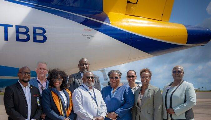interCaribbean Airways dedicates aircraft “Spirit of Barbados”