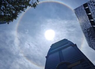 Rare sun halo sighting in Singapore marks second appearance of the year on 25 August 2025