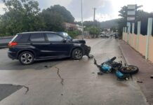 Traffic Accident on A.Th. Illidge Road – Motorcyclist Injured