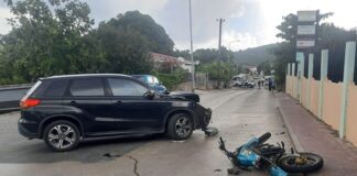 Traffic Accident on A.Th. Illidge Road – Motorcyclist Injured