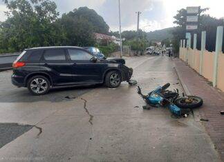 Traffic Accident on A.Th. Illidge Road – Motorcyclist Injured