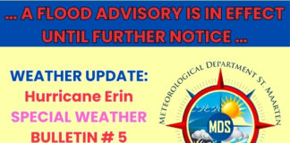 SPECIAL WEATHER BULLETIN # 5: … A FLOOD ADVISORY IS IN EFFECT UNTIL FURTHER NOTICE …