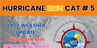 Last Bulletin on Hurricane Erin –SPECIAL WEATHER BULLETIN # 10