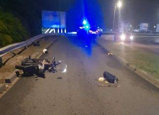 Scooter Accident on Airport Road