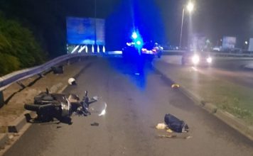 Scooter Accident on Airport Road