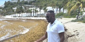 MP Lyndon Lewis Urges Government to Address Sargassum Concerns and Protect St. Maarten’s Tourism Image.