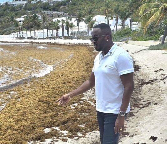 MP Lyndon Lewis Urges Government to Address Sargassum Concerns and Protect St. Maarten’s Tourism Image.