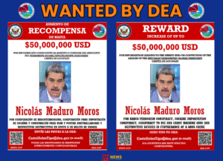 Reward Offer Increase of Up to $50 Million for Information Leading to Arrest and/or Conviction of Nicolás Maduro
