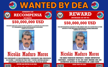 Reward Offer Increase of Up to $50 Million for Information Leading to Arrest and/or Conviction of Nicolás Maduro