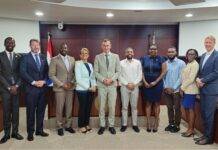 Sint Maarten Parliament met with the new State Secretary for the Interior and Kingdom Relations, Mr. Eddie van Marum