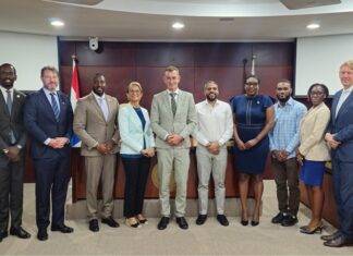 Sint Maarten Parliament met with the new State Secretary for the Interior and Kingdom Relations, Mr. Eddie van Marum