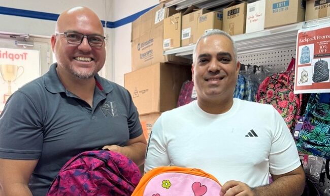 MP Christopher Wever marks fifth year of back to school initiative