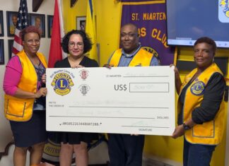 Sint Maarten Lions Club Donates to 2025 Sint Maarten Reading Festival