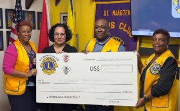 Sint Maarten Lions Club Donates to 2025 Sint Maarten Reading Festival
