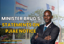 MINISTER BRUG’S STATEMENTS ON PJIAE NOTICE