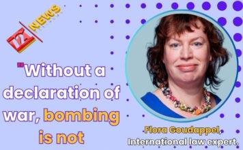 “Without a declaration of war, bombing is not permitted”