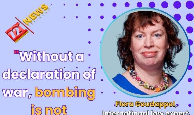 “Without a declaration of war, bombing is not permitted”