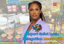 Export Saint Lucia Delegation Meets with Minister of TEATT