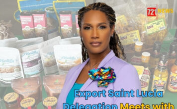 Export Saint Lucia Delegation Meets with Minister of TEATT