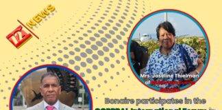 Bonaire participates in the COPPPAL International Forum in Aruba while James Finies advocates for human rights at the United Nations in Geneva