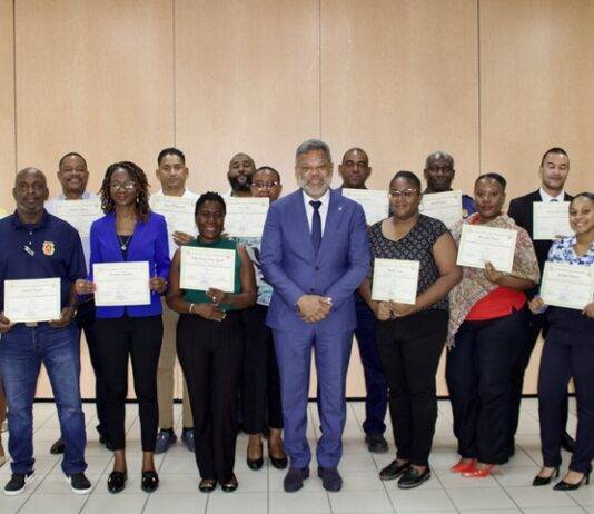 Establishment of Early Warning System Well Underway, Certificates presented after training