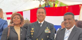 Minister Plenipotentiary of Sint Maarten, Drs. Gracita R. Arrindell, attended a reception onboard the Peruvian Navy tall ship B.A.P. “Unión”
