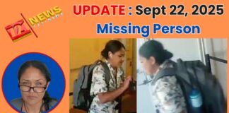 September 22, 2025 — UPDATE: On missing person, Jessica Collins