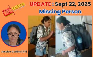 September 22, 2025 — UPDATE: On missing person, Jessica Collins