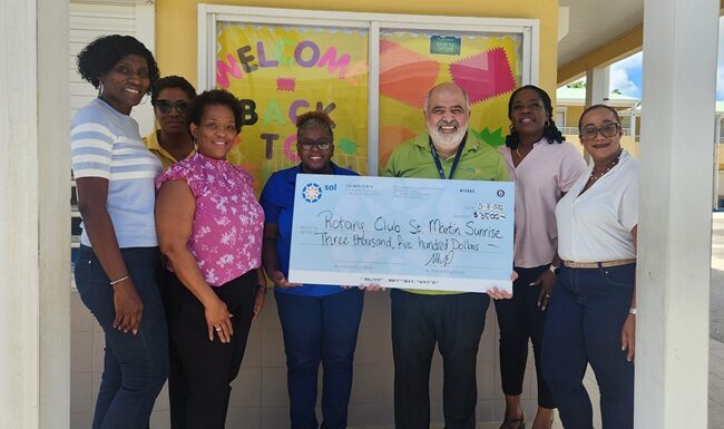 Sol Antilles N.V. and Rotary Club of St. Martin Sunrise Extend Breakfast Program Partnership Through 2025–2026