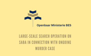 Large-scale search operation on Saba in connection with ongoing murder case