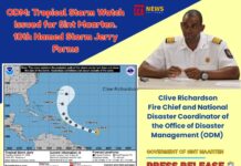 ODM: Tropical Storm Watch Issued for Sint Maarten. 10th Named Storm Jerry Forms