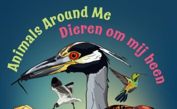 Launch and Giveaway of Bilingual English-Dutch Edition of Animals Around Me on Saturday, November 29th