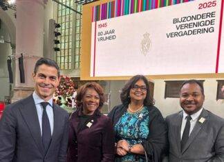Minister Plenipotentiary Attends Extraordinary Joint Session of the States General Marking 80 Years Since the Second World War