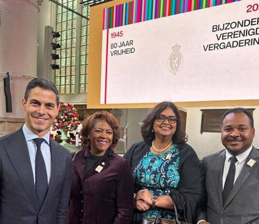 Minister Plenipotentiary Attends Extraordinary Joint Session of the States General Marking 80 Years Since the Second World War