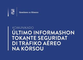 Último informashon tokante seguridat di tráfiko aéreo na Kòrsou