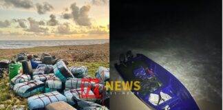 Dutch Caribbean Coast Guard detained one Colombian and four Venezuelans