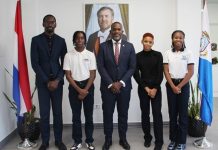 Governor Baly meets Governor’s Symposium Youth Creative Vision Contest winners