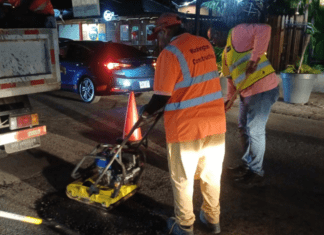 Hot Asphalt Pothole Repairs Underway on Main Roads This Week