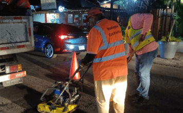 Hot Asphalt Pothole Repairs Underway on Main Roads This Week