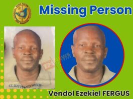 PUBLIC NOTICE: Missing Person — Police Force of Sint Maarten is looking for Vendol Ezekiel FERGUS