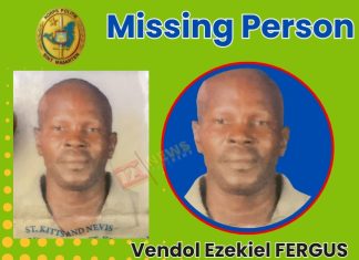 PUBLIC NOTICE: Missing Person — Police Force of Sint Maarten is looking for Vendol Ezekiel FERGUS