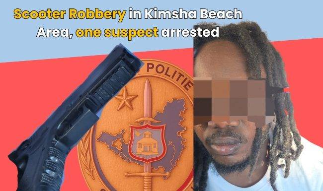 Scooter Robbery in Kimsha Beach Area, one suspect arrested .
