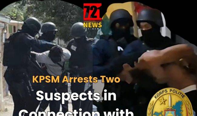 KPSM Arrests Two Suspects in Connection with November Shooting
