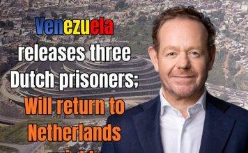 Venezuela releases three Dutch prisoners; Will return to Netherlands quickly